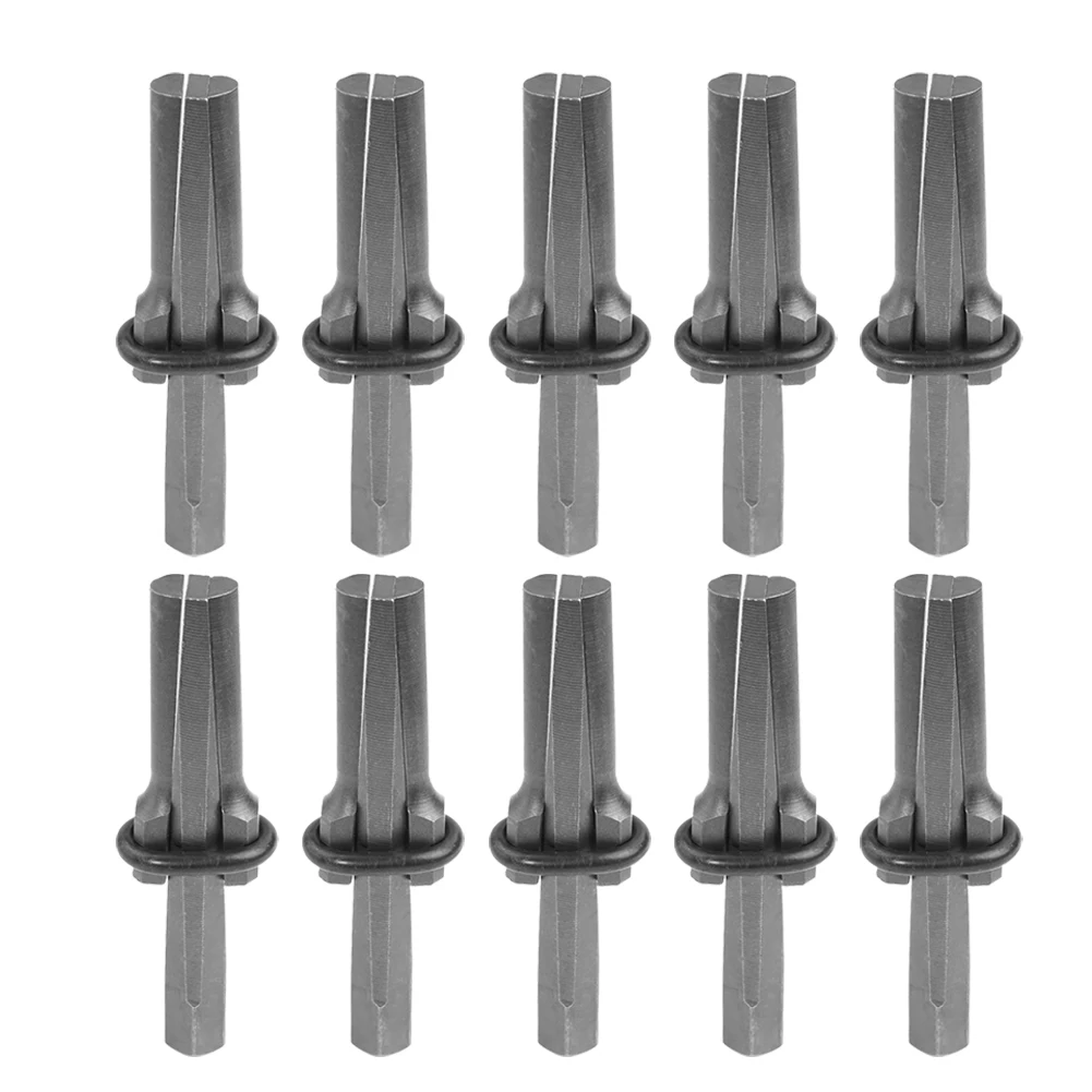 10Pcs 14mm Rock Stone Splitters Plug Wedges And Feather Shims Concrete Rock Stone Splitter Hand Tools
10Pcs 14mm Rock Stone Splitters Plug Wedges And Feather Shims Concrete Rock Stone Splitter Hand Tools