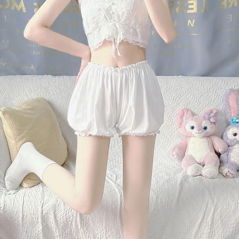 Safety Pants Women's Summer Anti-Exposure Outer Wear Thin JK Pumpkin Pants Ice Silk Loose Safety Shorts White Leggings
Safety Pants Women's Summer Anti-Exposure Outer Wear Thin JK Pumpkin Pants Ice Silk Loose Safety Shorts White Leggings