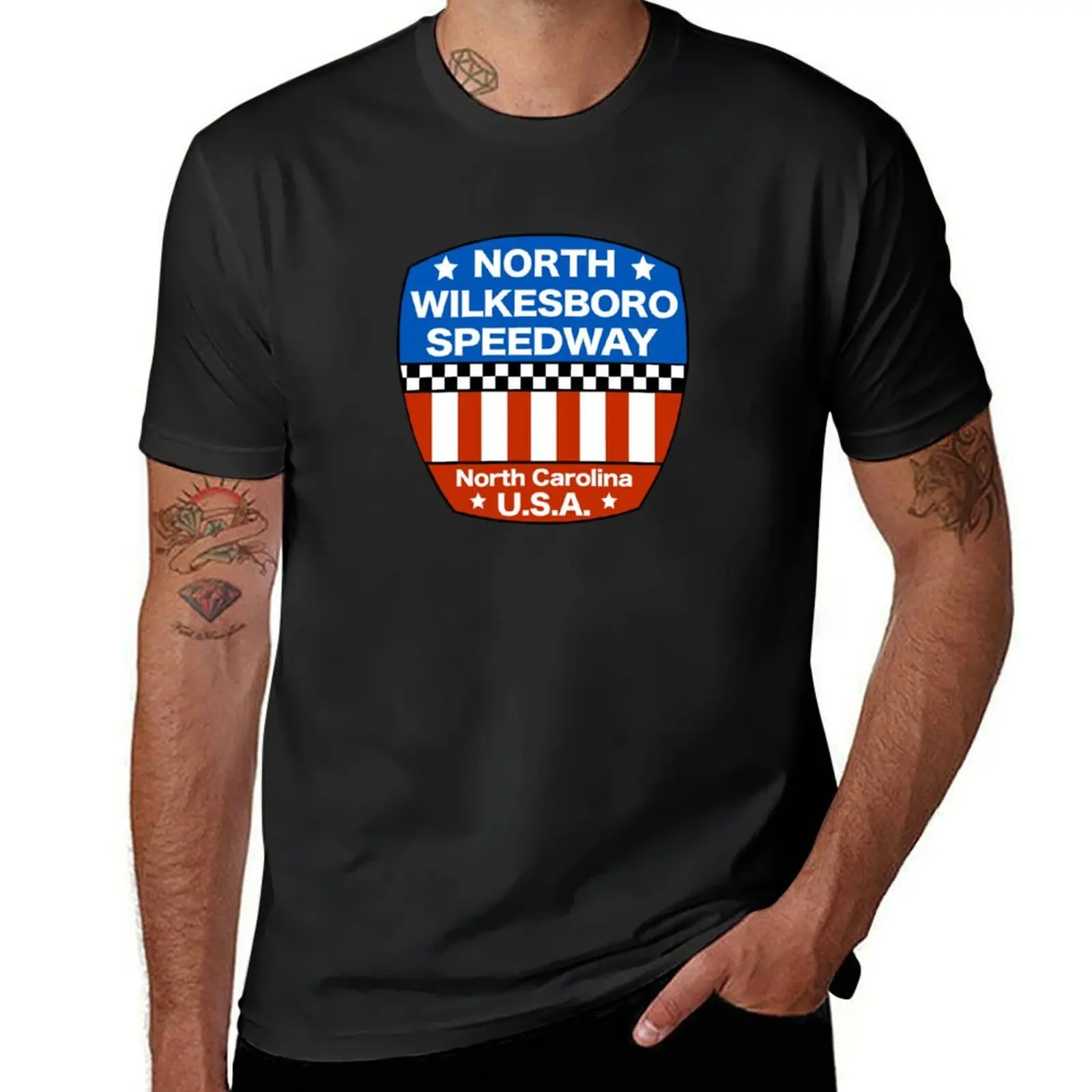 

North Wilkesboro Speedway T-Shirt aesthetic clothes summer tops plain mens t shirts casual stylish
