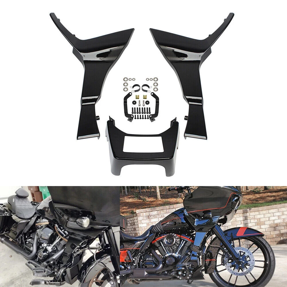 Motorcycle ABS Plastic Light Black Fairing Spoilers Cover For Harley Road Glide FLTRX Special FLTRXS 2017-2023 2022
Motorcycle ABS Plastic Light Black Fairing Spoilers Cover For Harley Road Glide FLTRX Special FLTRXS 2017-2023 2022