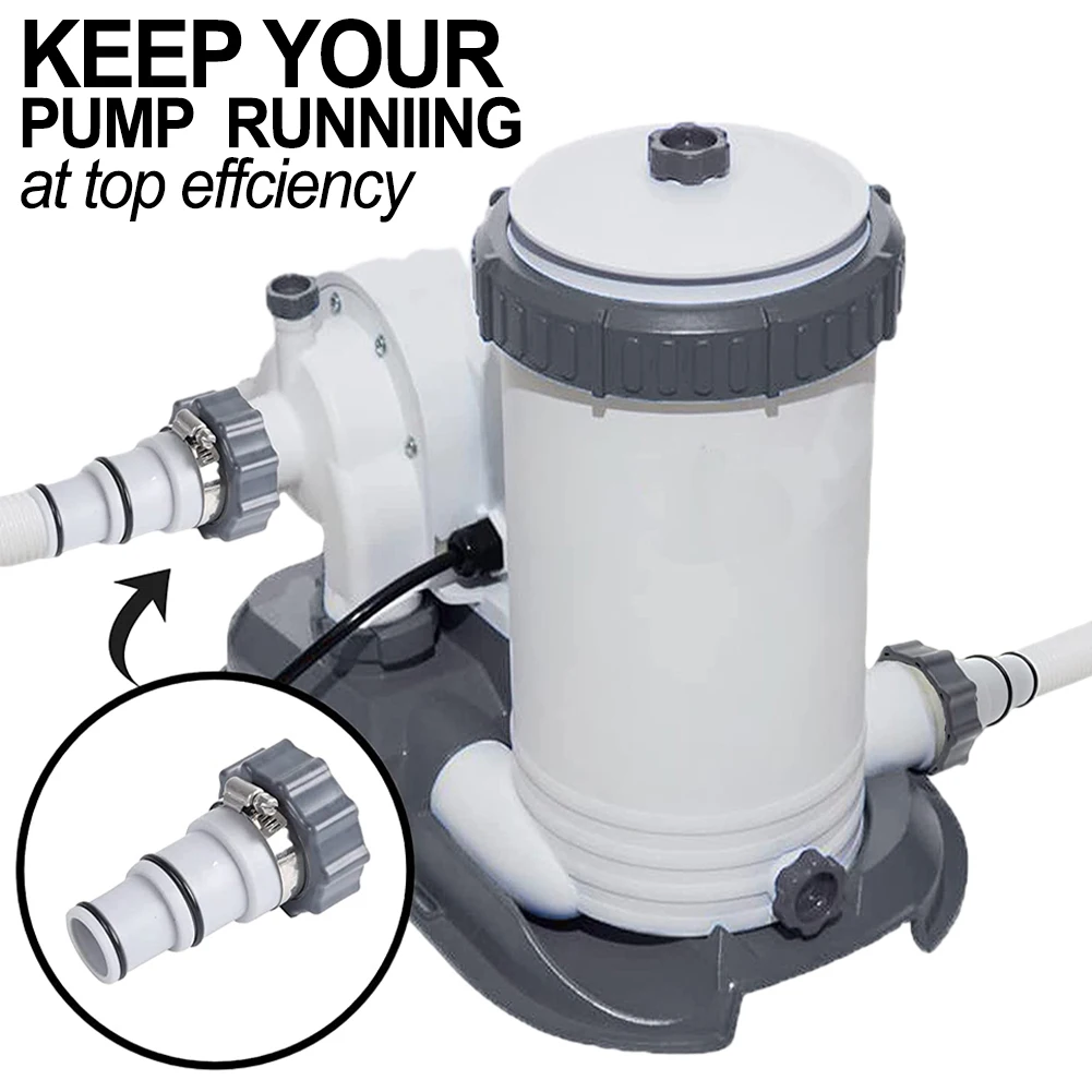 Reliable Universal Threaded to Clamp Style Hose Adapter for Intex Pool Compatible with 4000 2500 2000 and 1500 GPH Filter Pumps
Reliable Universal Threaded to Clamp Style Hose Adapter for Intex Pool Compatible with 4000 2500 2000 and 1500 GPH Filter Pumps