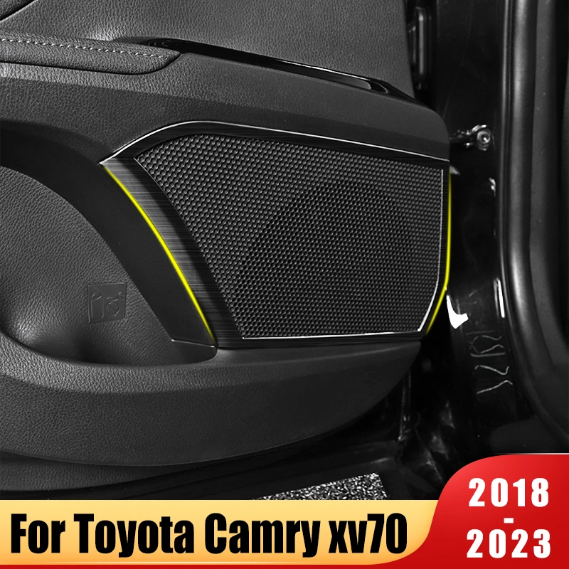 Car Styling Audio Speaker Door Loudspeaker Trim Cover Stickers For Toyota Camry 2018-2020 2021 2022 2023 XV70 Hybrid Accessories
Car Styling Audio Speaker Door Loudspeaker Trim Cover Stickers For Toyota Camry 2018-2020 2021 2022 2023 XV70 Hybrid Accessories