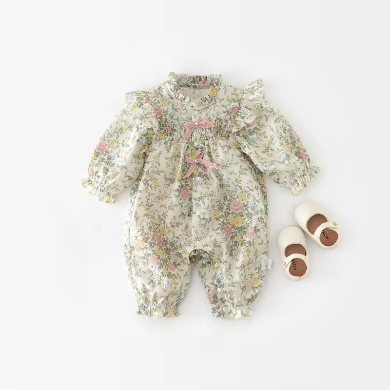 Baby Girl Birthday Rompers Spring Summer 2024 Floral Printed Cotton Jumpsuits for Child Girls Newborns 100 Day Clothes
Baby Girl Birthday Rompers Spring Summer 2024 Floral Printed Cotton Jumpsuits for Child Girls Newborns 100 Day Clothes