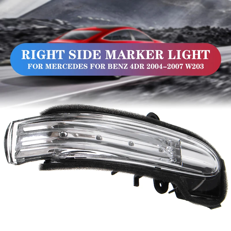 For Mercedes For Benz W203 4Dr 2004-2007 A2038201621 Car Door Rearview Mirror Left Right Turn Signal Indicator Side Light Lamp
For Mercedes For Benz W203 4Dr 2004-2007 A2038201621 Car Door Rearview Mirror Left Right Turn Signal Indicator Side Light Lamp