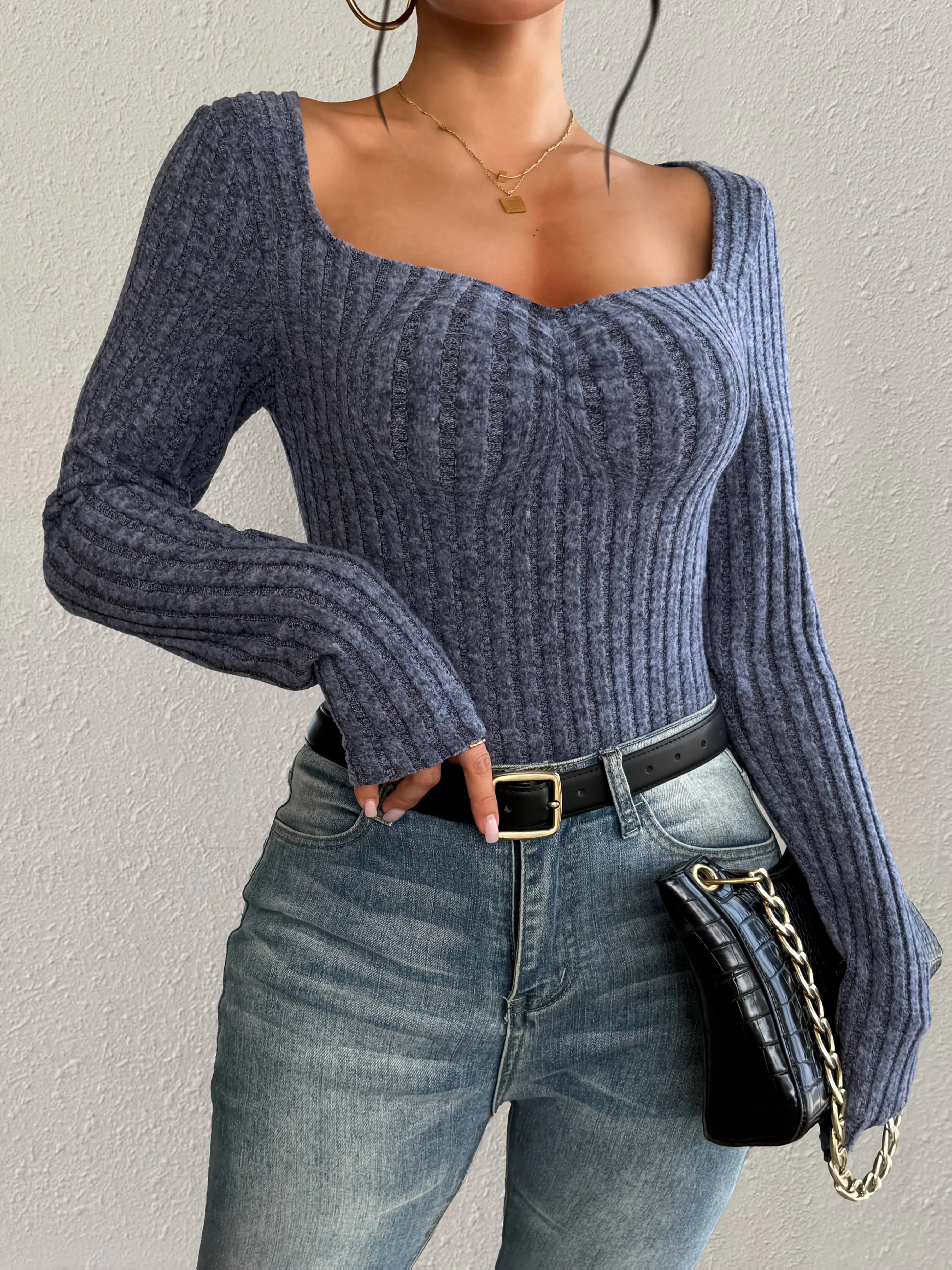 Elegant Casual Woman T-Shirt Fashion Loose T-Shirt Woman Temperament Long sleeve T-Shirt Holiday Weekend Elegant Casual Woman T-Shirt Fashion Loose T-Shirt Woman Temperament Long sleeve T-Shirt Holiday Weekend