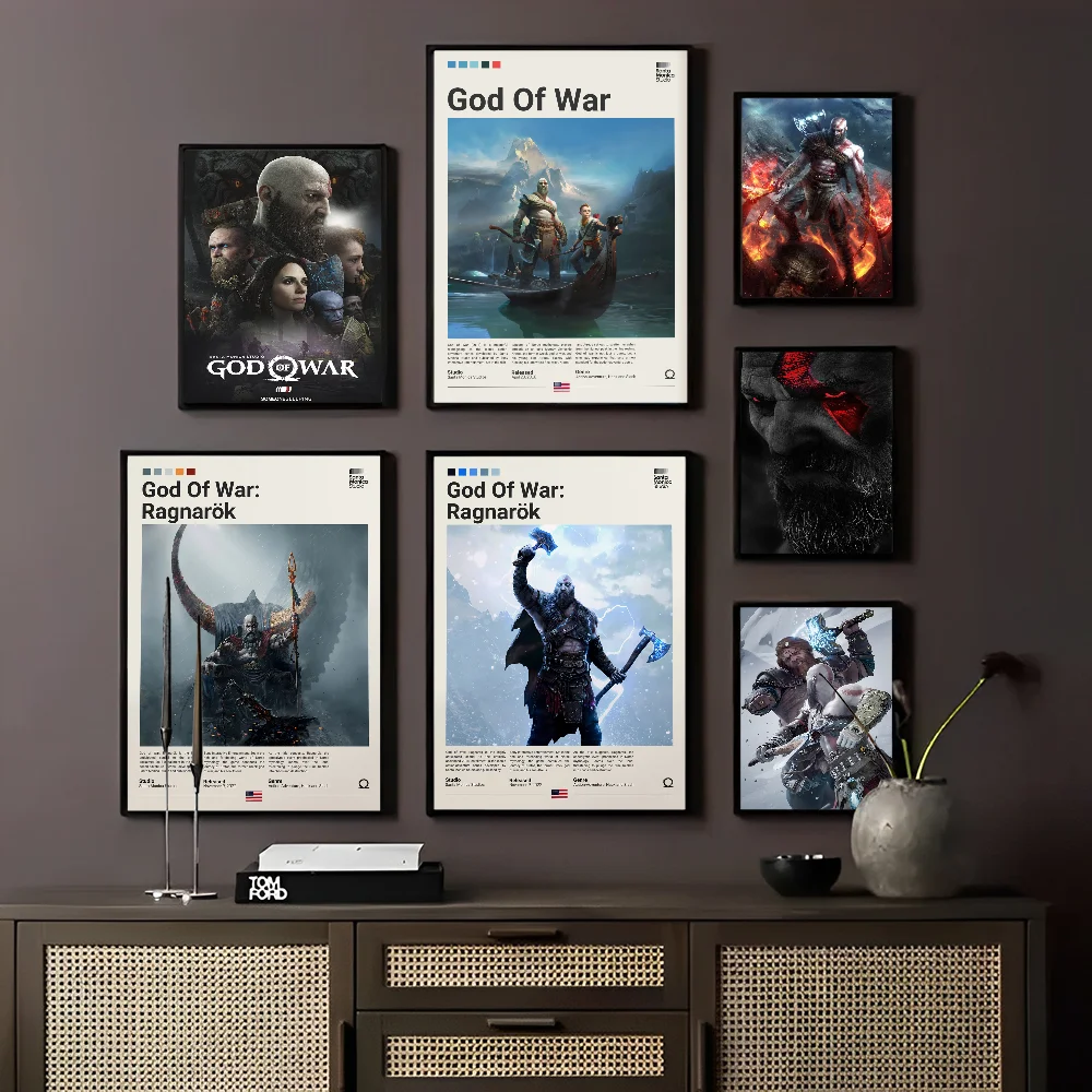 God of War Poster Self-adhesive Art Poster Whitepaper Prints Posters Artwork Aesthetic Art Wall Painting
God of War Poster Self-adhesive Art Poster Whitepaper Prints Posters Artwork Aesthetic Art Wall Painting
