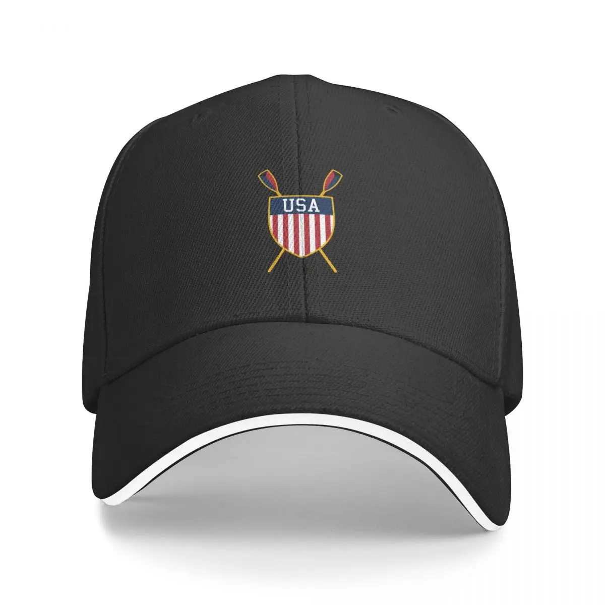 

United States Rowing Emblem (Gold Trim) Baseball Cap Sports Cap dad hat Women's Beach Visor Men's