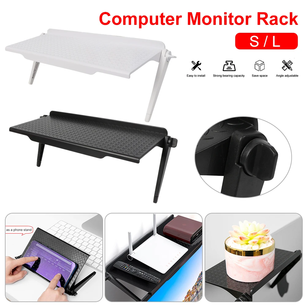 TV Monitor Rack Screen Top Storage Shelf Adjustable Holder For Computer TV Router Storage Home Office Multi-functional Organizer
TV Monitor Rack Screen Top Storage Shelf Adjustable Holder For Computer TV Router Storage Home Office Multi-functional Organizer