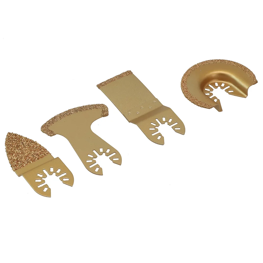 Oscillating Carbide Saw Blade 4pcs/Set Accessories High Quality Multifunction Tool Replacement Segment Saw Blades
Oscillating Carbide Saw Blade 4pcs/Set Accessories High Quality Multifunction Tool Replacement Segment Saw Blades