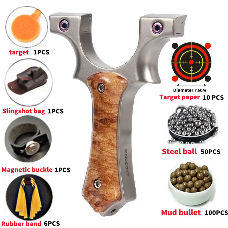 

NEW CNC Stainless Steel Hunting laser Slingshot Portable Shooting Sling Shot Competition Target Entertainment Outdoor Hunting