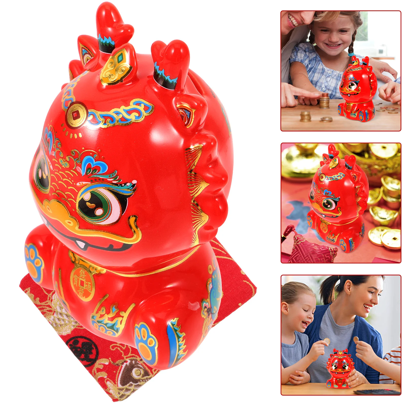 Year of The Dragon Ornaments Decorative Money Jar Ceramic Piggy Bank Statue Trumpet
Year of The Dragon Ornaments Decorative Money Jar Ceramic Piggy Bank Statue Trumpet
