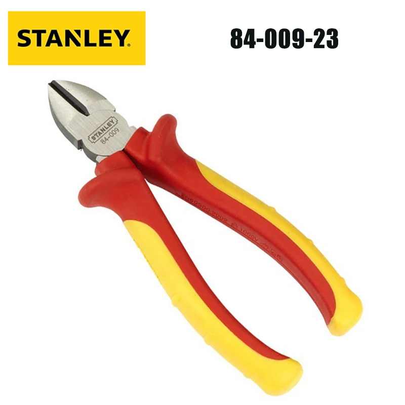 

Stanley 84-009-23 Insulated Tiger Pointed Mouth Diagonal Mouth Electrician Insulated Narrow End Diagonal Nose Pliers 6 inches