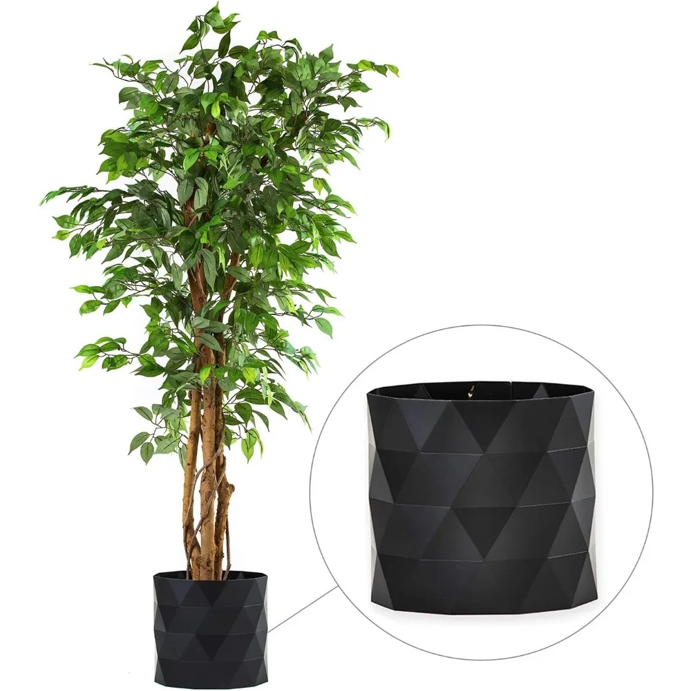 Deluxe 6 Feet Tall FICUS Silk Leaf Artificial Tree + 8" Base + 12" Plant Pot Skirt. 18 Feet of Vine Adorn Wide Real Trunks
Deluxe 6 Feet Tall FICUS Silk Leaf Artificial Tree + 8" Base + 12" Plant Pot Skirt. 18 Feet of Vine Adorn Wide Real Trunks