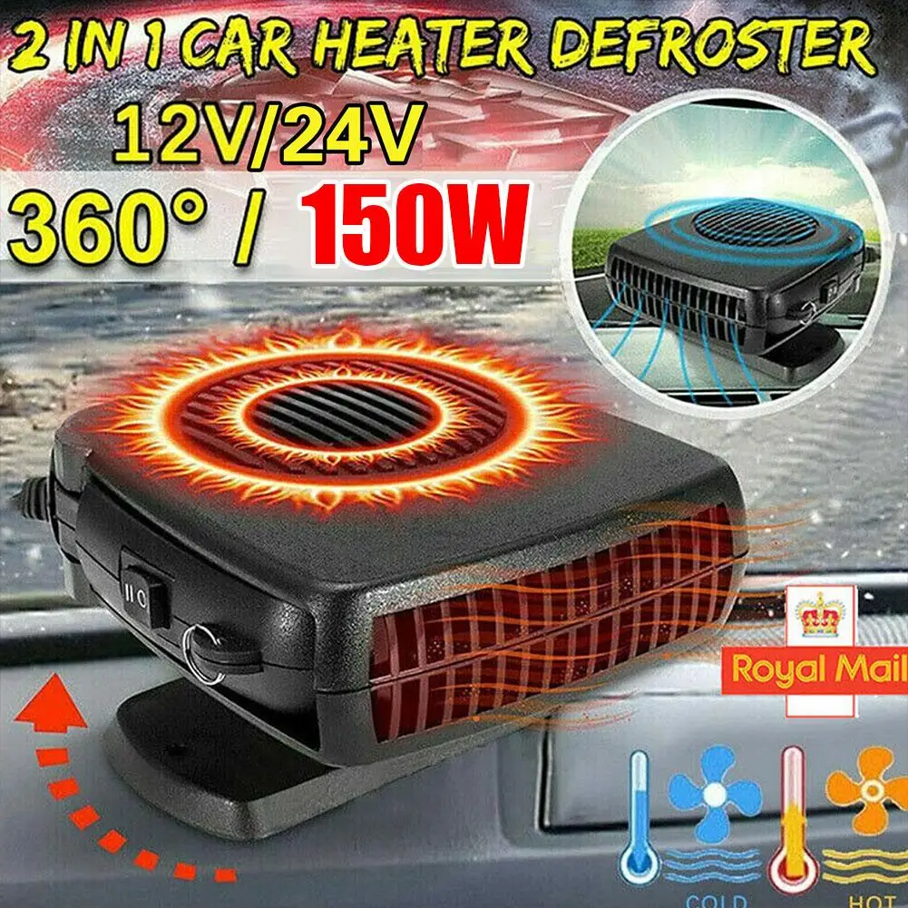 Electric Car Heater12V/24V 200W Cooling Heating Fan 2 IN 1 Portable Car Heating Fan Windshield Demister Defroster For Car T E8X1
Electric Car Heater12V/24V 200W Cooling Heating Fan 2 IN 1 Portable Car Heating Fan Windshield Demister Defroster For Car T E8X1