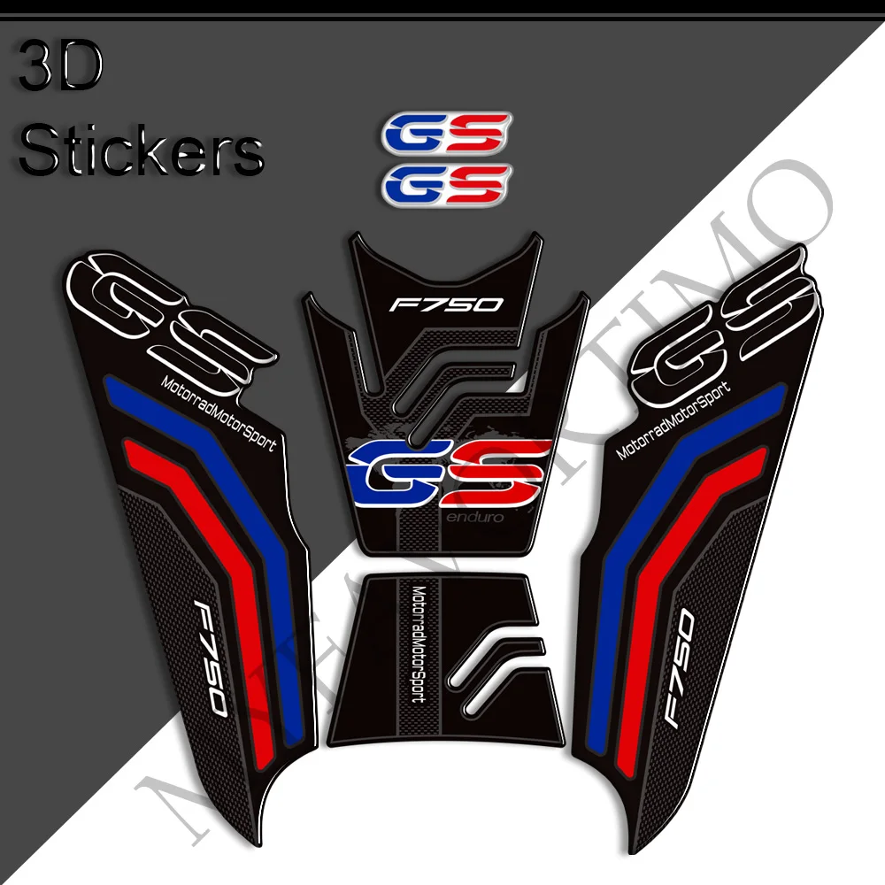 

For BMW F750GS F750 F 750 GS Stickers Decals Protection Tank Pad Grips Gas Fuel Oil Kit Knee Adventure 2019 2020 2021 2022 2023