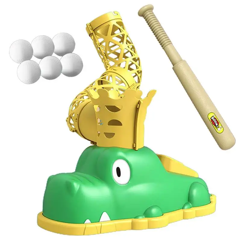 Baseball Launcher Cute Alligator Shape Kids BaseballToy Outdoor Baseball Training With 1 Pop Up Pitching Machine 6 Baseballs And
Baseball Launcher Cute Alligator Shape Kids BaseballToy Outdoor Baseball Training With 1 Pop Up Pitching Machine 6 Baseballs And