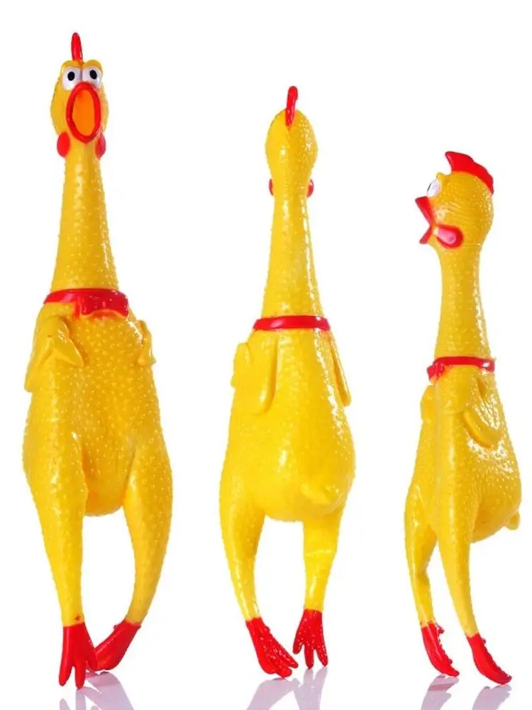 Screaming Chicken Toy for Dogs, Squeaky Squeaky Sound, Funny Toy, Safety Rubber for Pets, Molar Chew Toys
Screaming Chicken Toy for Dogs, Squeaky Squeaky Sound, Funny Toy, Safety Rubber for Pets, Molar Chew Toys
