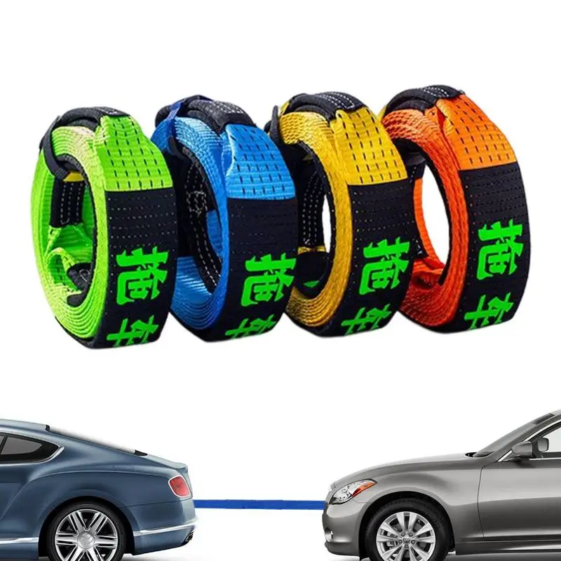 

Tow Straps Heavy Duty Tow Straps Heavy Duty 16.4 Feet Woven Polyester Webbing Recovery Strap Urgent Towing Rope Tow Strap Kit