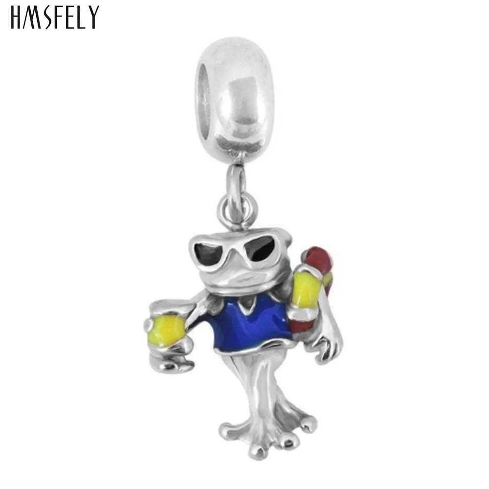 

HMSFELY Frog Prince Design Pendant For DIY Bracelet Necklace Jewelry Making Accessories Women Bracelets Parts