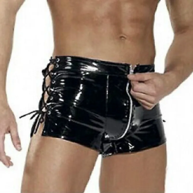 Plus Size PVC New Fashion Summer High Quality Shorts Sexy Men Faux Leather Panties Casual Short Pants Knick. Casual Shorts
Plus Size PVC New Fashion Summer High Quality Shorts Sexy Men Faux Leather Panties Casual Short Pants Knick. Casual Shorts