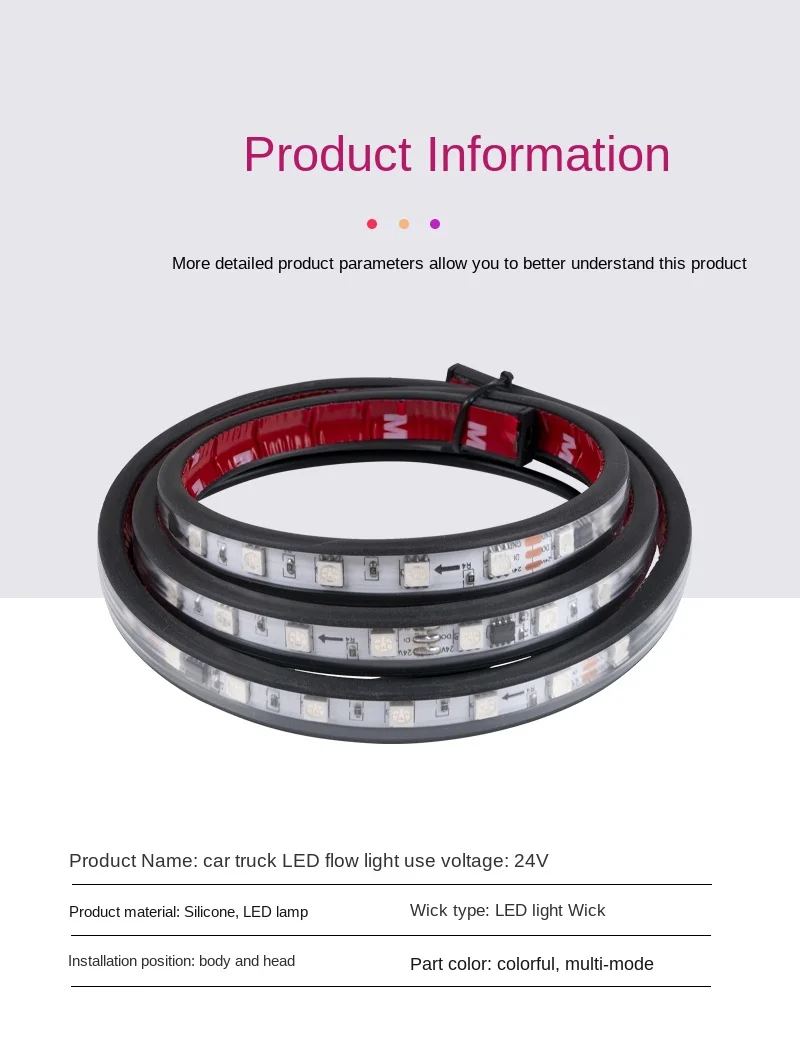 Truck Led Singal Light Night Driving Safety Warning Light Rgb 7 Colorful Flashing Atmosphere Lamp 24V Car Decorative Light Truck Led Singal Light Night Driving Safety Warning Light Rgb 7 Colorful Flashing Atmosphere Lamp 24V Car Decorative Light