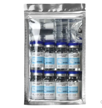 Blue copper peptide repair lyophilized powder 4 pairs oligopeptide fade acne scars and pockmarks and shrink pores 
Blue copper peptide repair lyophilized powder 4 pairs oligopeptide fade acne scars and pockmarks and shrink pores