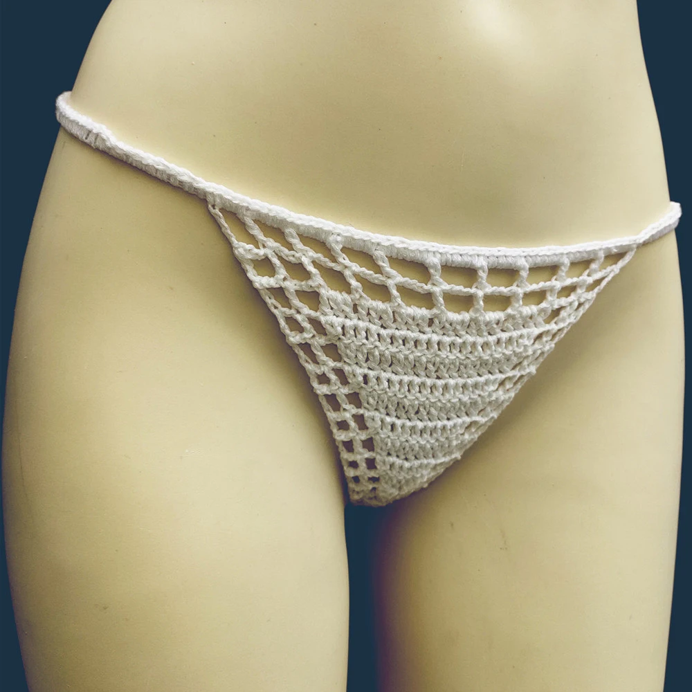 Sexy Mens Women Hand Crochet Bikini Thong G-String Panties Lingerie Underwear T-Back Swimwear Bathing Suits Quick Drying Shorts
Sexy Mens Women Hand Crochet Bikini Thong G-String Panties Lingerie Underwear T-Back Swimwear Bathing Suits Quick Drying Shorts