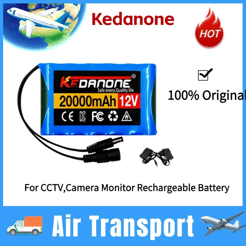 18650 3S2P 12V 30000mAh Rechargeable Battery Lithium Pack DC 12.6V 30Ah for CCTV Camera Monitor with Charger
18650 3S2P 12V 30000mAh Rechargeable Battery Lithium Pack DC 12.6V 30Ah for CCTV Camera Monitor with Charger