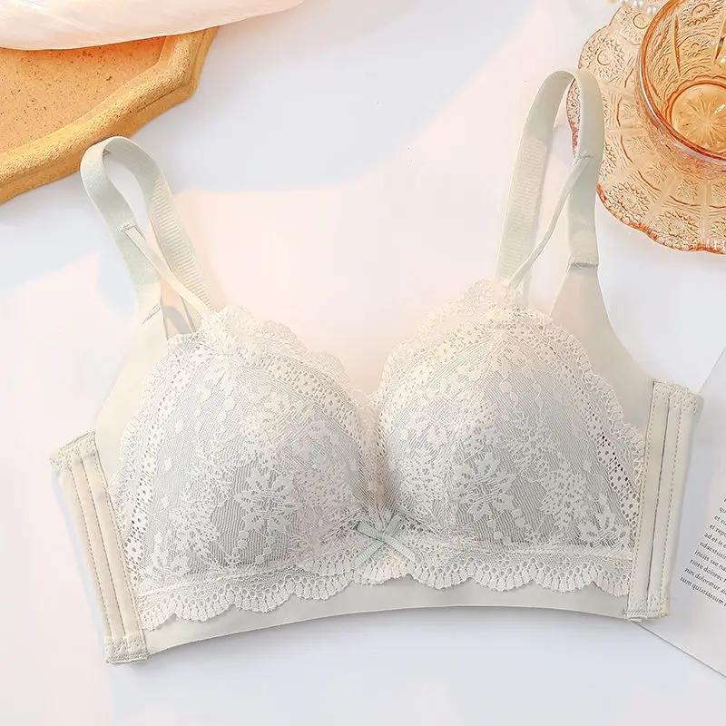 

Lingerie Women Gather Small Chest, Close Side Breast, Upward Support, Prevent Sagging, Thicken Sexy Bra, No Magnet, No Steel
