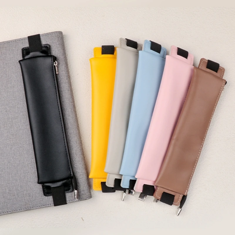 PU Leather Pencil Case Adjustable Elastic Bands Pen Holder Pouch Zippered Pencil Bag for Notebook Journal Planner
PU Leather Pencil Case Adjustable Elastic Bands Pen Holder Pouch Zippered Pencil Bag for Notebook Journal Planner