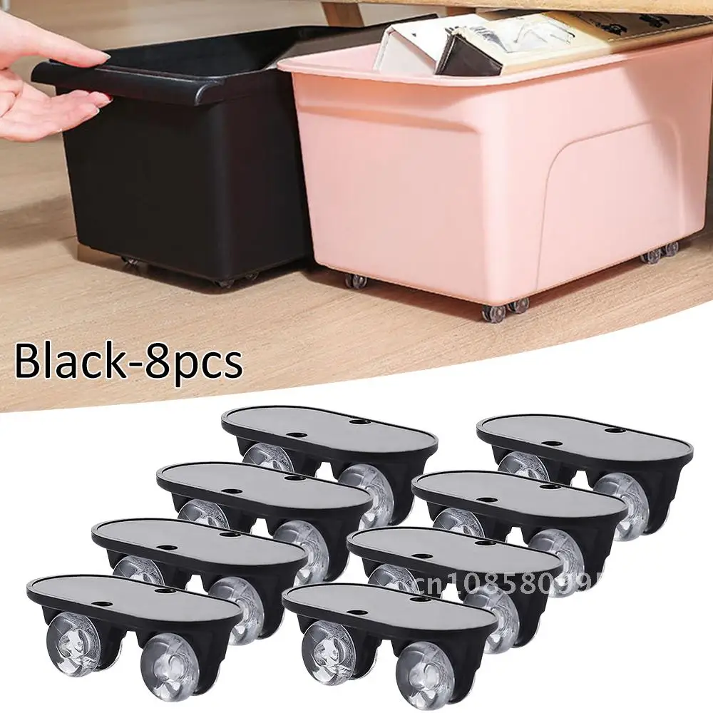 4/8pcs Adhesive Pulley Storage Box Casters Trash Can Self-Adhesive Furniture Caster Wheel Home Silent No Scratches Box Wheels
4/8pcs Adhesive Pulley Storage Box Casters Trash Can Self-Adhesive Furniture Caster Wheel Home Silent No Scratches Box Wheels