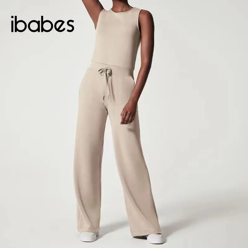 Elegant Women Long Jumpsuit Solid Sleeveless Vest Romper Wide Leg Office Lady One Piece 2023 Summer New Popular Workout Clothing
Elegant Women Long Jumpsuit Solid Sleeveless Vest Romper Wide Leg Office Lady One Piece 2023 Summer New Popular Workout Clothing