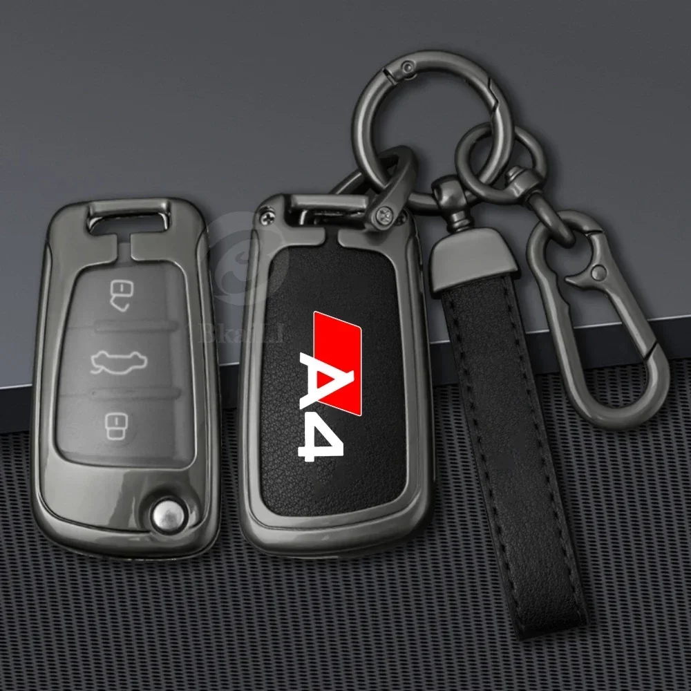 Zinc Alloy+Leathe Car Key Case Cover Shell Protector For Audi A4 S4 RS4 b5 b6 b7 b8 Car Key Case Cover Shell Protected Keychain 
Zinc Alloy+Leathe Car Key Case Cover Shell Protector For Audi A4 S4 RS4 b5 b6 b7 b8 Car Key Case Cover Shell Protected Keychain
