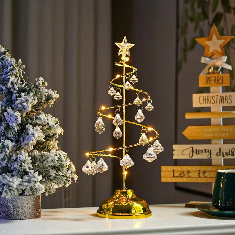 Christmas Tree Crystal Fairy Night Night Table Decor Xmas Gifts Fantasy Christmas Tree Lighting Party Festival Decor Lamp
Christmas Tree Crystal Fairy Night Night Table Decor Xmas Gifts Fantasy Christmas Tree Lighting Party Festival Decor Lamp