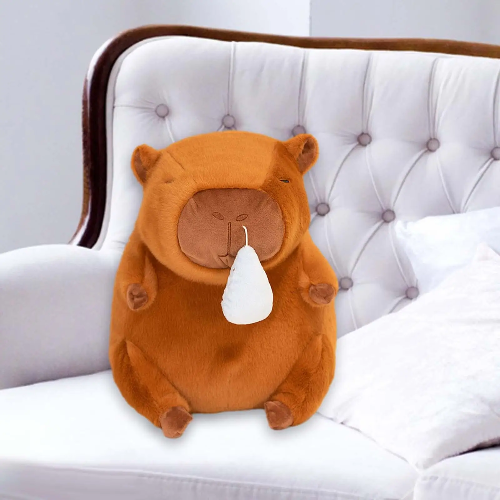 Capybara Toy Animal Doll with Pullable Snot Bubbles Home Decoration Simulation Capybara Plush Doll Toy Gifts for Kids Children
Capybara Toy Animal Doll with Pullable Snot Bubbles Home Decoration Simulation Capybara Plush Doll Toy Gifts for Kids Children