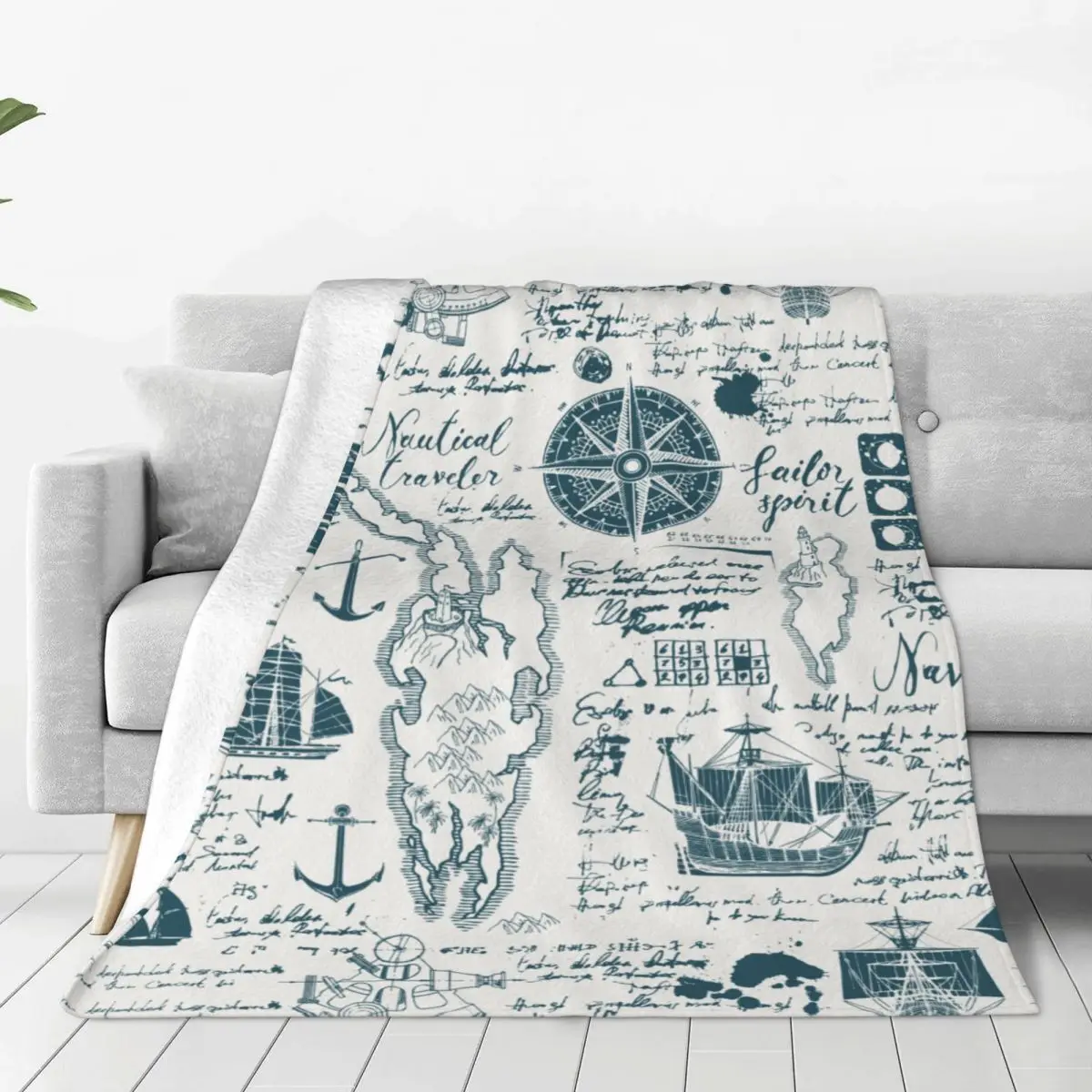 Retro Style Anchor Nautical Symbols Blanket Fuzzy Funny Warm Throw Blanket for Bedding Lounge Winter
Retro Style Anchor Nautical Symbols Blanket Fuzzy Funny Warm Throw Blanket for Bedding Lounge Winter