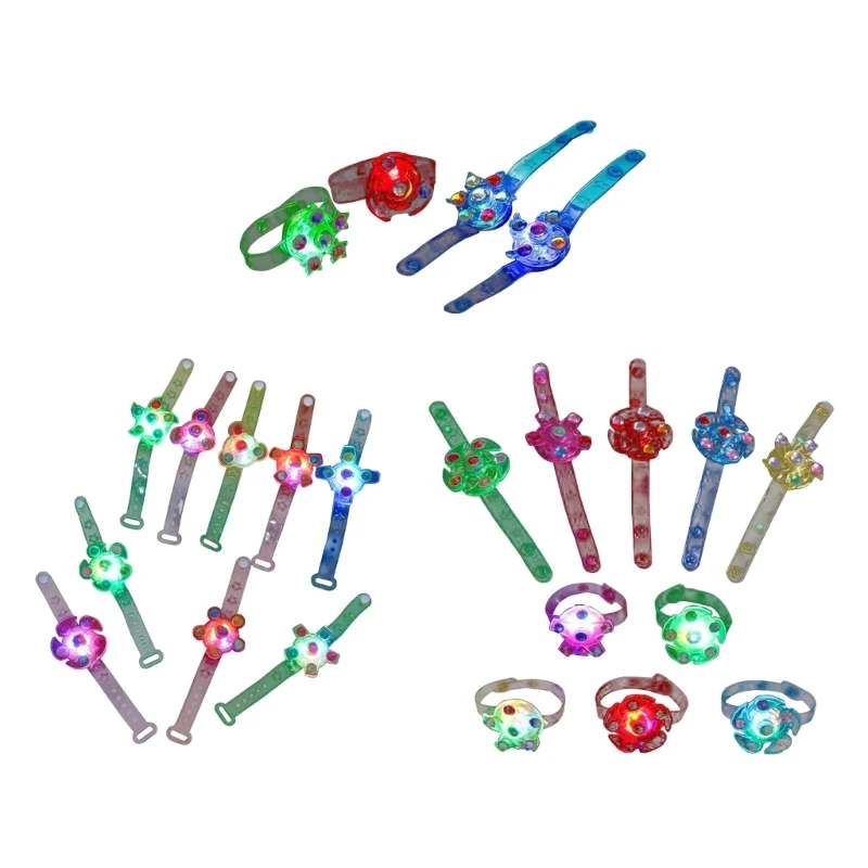 12pieces LED Light Spinning Top Bracelet Party Favor Random Color Glowing Spinning Top Bracelet for Kids Halloween Party
12pieces LED Light Spinning Top Bracelet Party Favor Random Color Glowing Spinning Top Bracelet for Kids Halloween Party