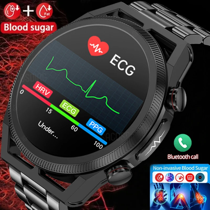 Health Smart Watch Blood Sugar Blood Lipid Uric Acid HRV Monitor ECG+PPG 360*360 HD Bluetooth Call Smartwatch For Huawei Xiaomi
Health Smart Watch Blood Sugar Blood Lipid Uric Acid HRV Monitor ECG+PPG 360*360 HD Bluetooth Call Smartwatch For Huawei Xiaomi