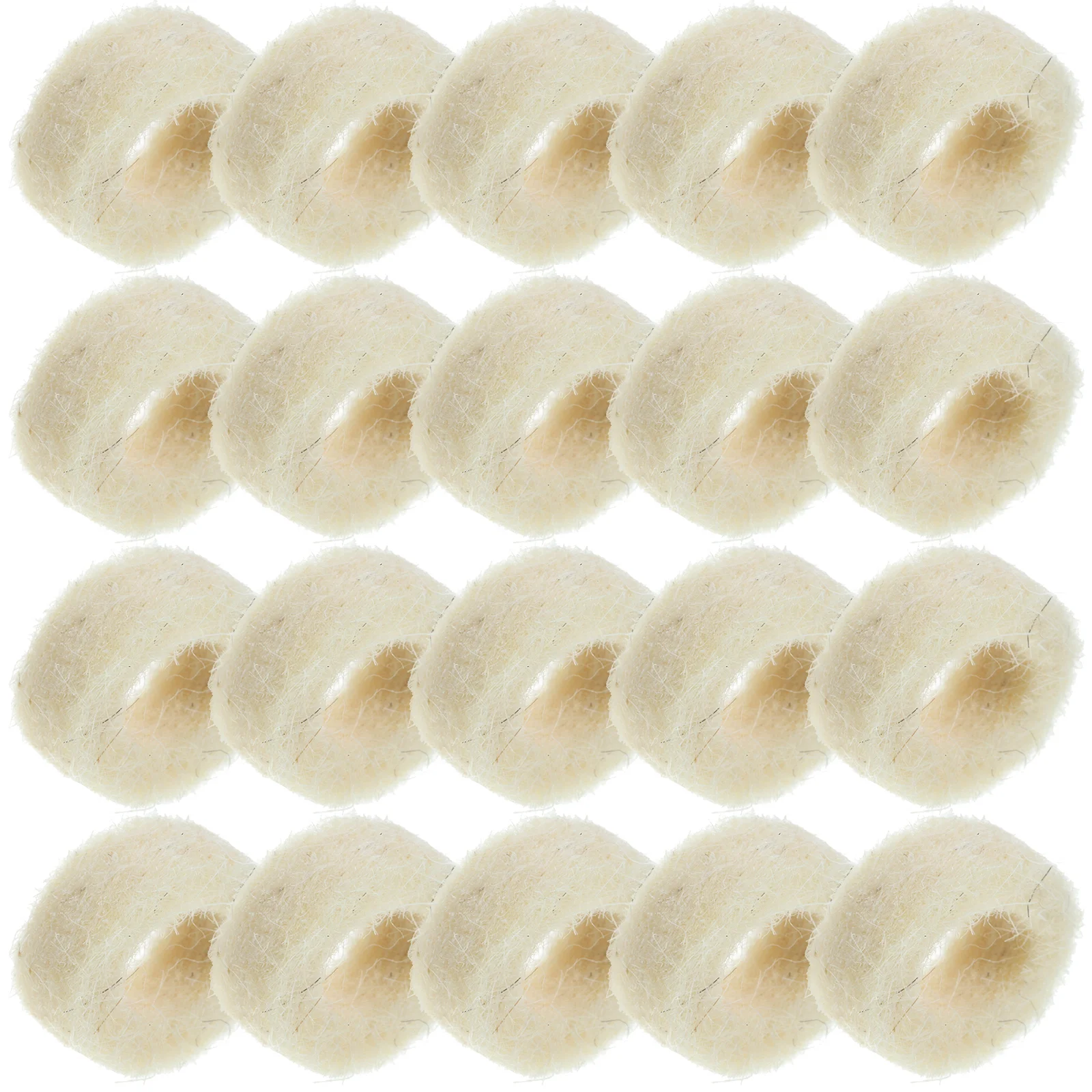 

100 Pcs Industrial High Density Wool Felt Sealing Gasket Mechanical Oil Absorbing Washer Washers for Screws Replacement Bolts