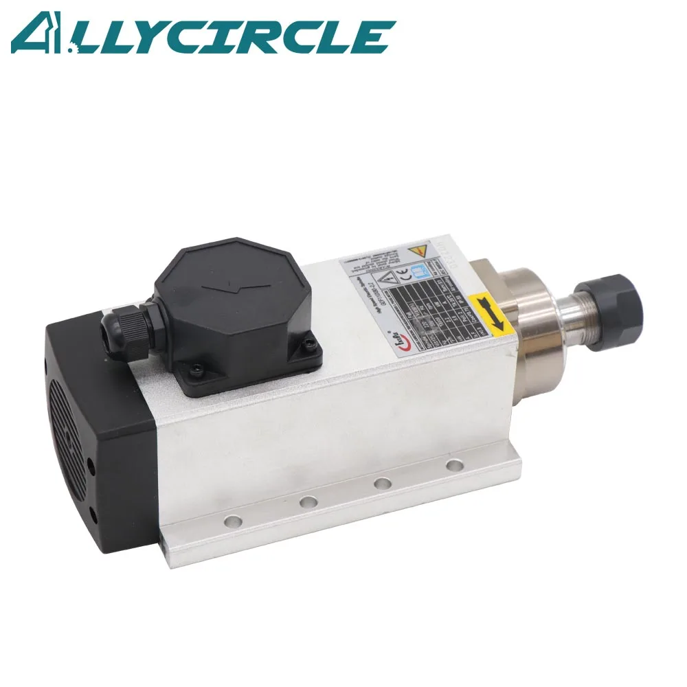 2.2kw Air Cooled Spindle Motor 5.6A ER20 Collets 18000RPM 4PCS Steel Ball Bearing With Mounting Flange 300HZ for CNC Machine
2.2kw Air Cooled Spindle Motor 5.6A ER20 Collets 18000RPM 4PCS Steel Ball Bearing With Mounting Flange 300HZ for CNC Machine