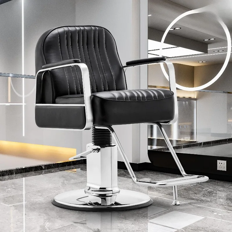 Cosmetic Stool Barber Chairs Barbershop Professional Metal Reclining Swivel Chair Facial Silla De Barbero Beauty Salon Furniture
Cosmetic Stool Barber Chairs Barbershop Professional Metal Reclining Swivel Chair Facial Silla De Barbero Beauty Salon Furniture