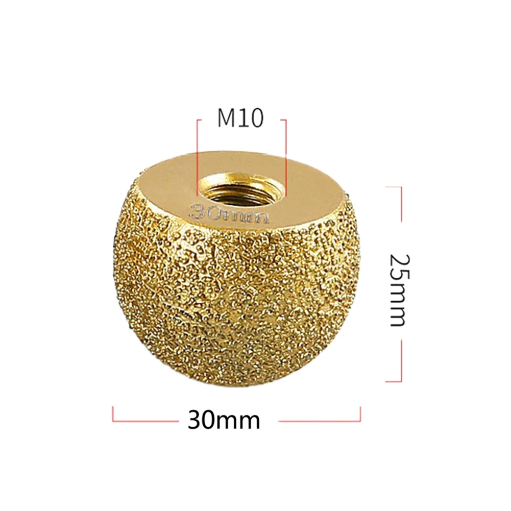 Brand New Grinding Head Tool For Electric Drill For Stone Internal Arc M10 Round 1pc 30/40/50mm Diamond Brazed
Brand New Grinding Head Tool For Electric Drill For Stone Internal Arc M10 Round 1pc 30/40/50mm Diamond Brazed