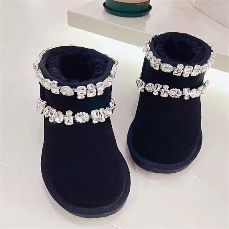 Rhine-diamond black winter plus fleece warm boots Fashion all-in-one handmade custom fur boots women's size 35-44
Rhine-diamond black winter plus fleece warm boots Fashion all-in-one handmade custom fur boots women's size 35-44