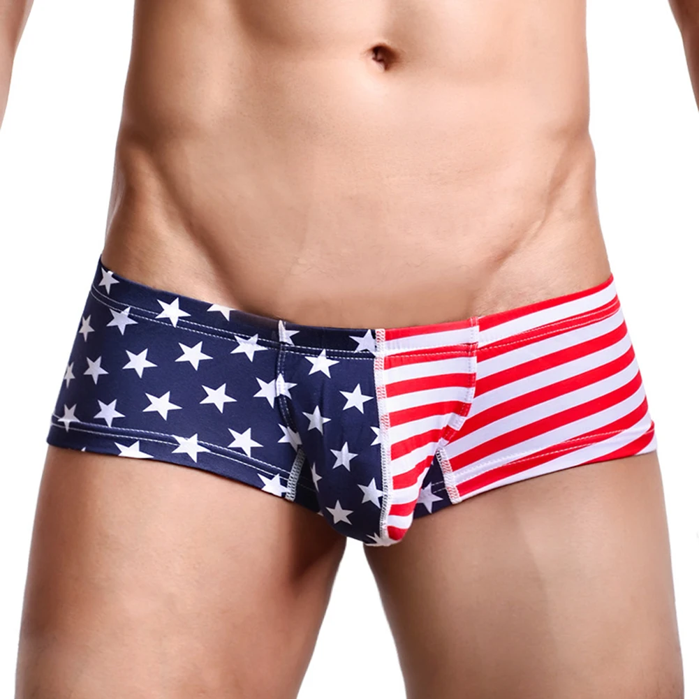 Sexy Men\\'s Flag Print Underwear Soft Breathable Bikini Boxer Brief Shorts Comfortable for Daily Use and Vacations
Sexy Men\\'s Flag Print Underwear Soft Breathable Bikini Boxer Brief Shorts Comfortable for Daily Use and Vacations