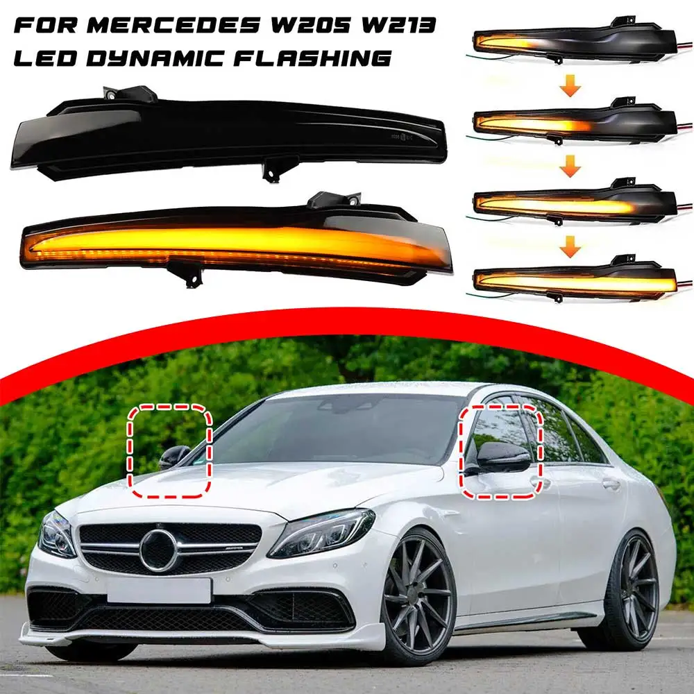 2X LED Mirror Indicator Outside Mirror Indicator for Mercedes-Benz W205 W222 C217 W213
2X LED Mirror Indicator Outside Mirror Indicator for Mercedes-Benz W205 W222 C217 W213