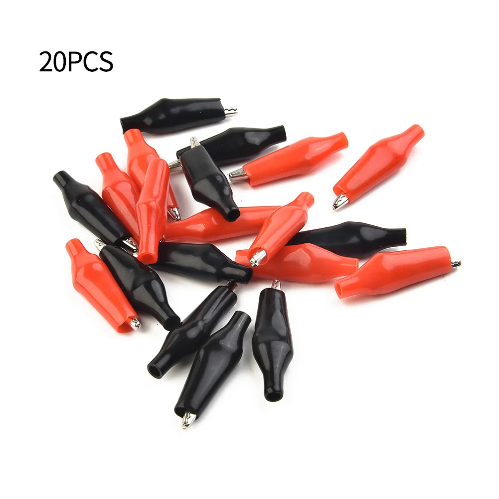 Durable Industrial Portable Alligator Clips Set Soft Test Probe Tools Electrical Clamp Equipment Plastic 20pcs
Durable Industrial Portable Alligator Clips Set Soft Test Probe Tools Electrical Clamp Equipment Plastic 20pcs
