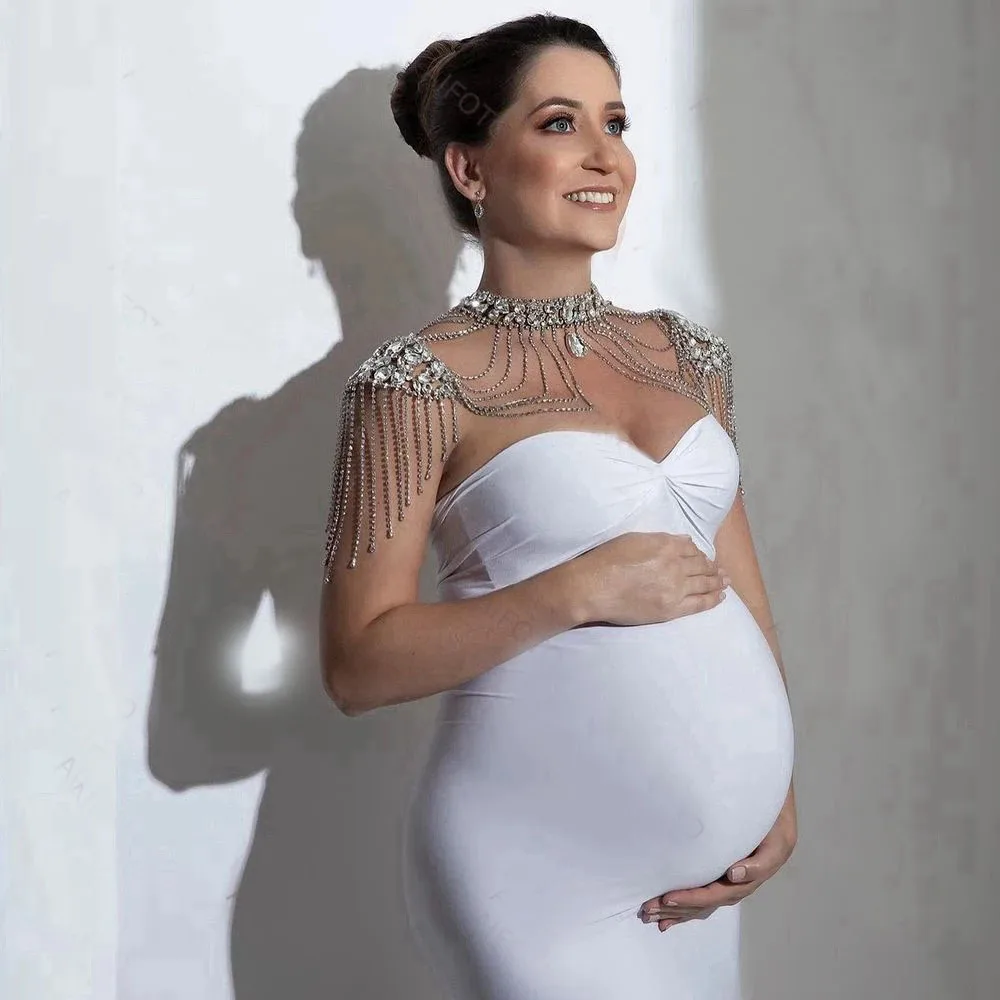 2023 New Sexy Lace Rhinestone Shoulder Necklace Bride Body Chain For Pregnant Women Photography Props Wedding Accessories F01
2023 New Sexy Lace Rhinestone Shoulder Necklace Bride Body Chain For Pregnant Women Photography Props Wedding Accessories F01