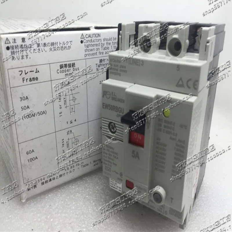 Новый оригинальный прерыватель тока утечки Fuji EW50RBGU 3P 5A 100mA (с дополнительным)
Новый оригинальный прерыватель тока утечки Fuji EW50RBGU 3P 5A 100mA (с дополнительным)