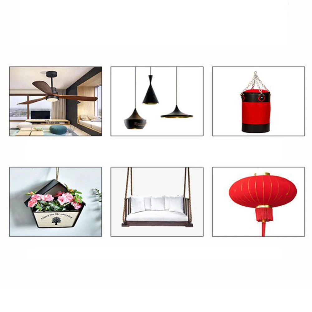 Practical Ceiling Hook Accessories 2Pcs 6*2*2.8cm Ceiling Fan Chandel Ceiling Hanging Kit Heavy Duty Hook Mount
Practical Ceiling Hook Accessories 2Pcs 6*2*2.8cm Ceiling Fan Chandel Ceiling Hanging Kit Heavy Duty Hook Mount