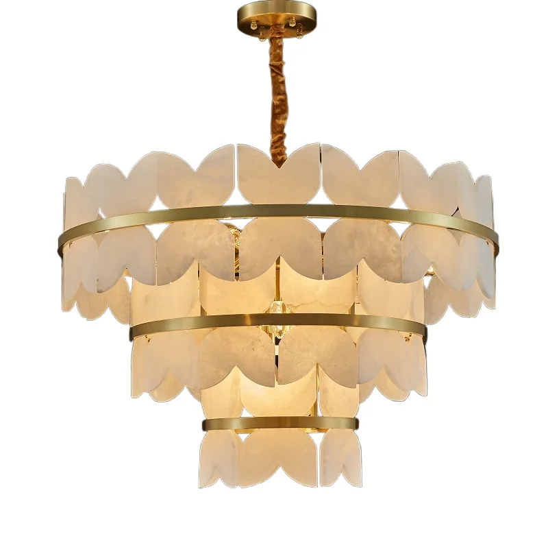 Modern Luxury Copper Marble Chandelier Living Room Restaurant Villa Hotel Indoor Decorative Pendant Lamp
Modern Luxury Copper Marble Chandelier Living Room Restaurant Villa Hotel Indoor Decorative Pendant Lamp